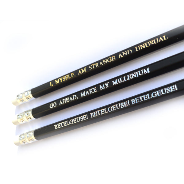 Beetlejuice Pencil Set