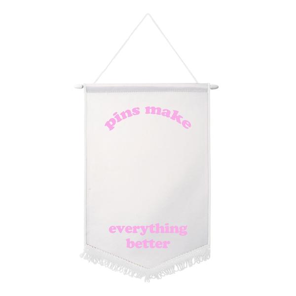 ENAMEL PIN flair flag PINS MAKE EVERYTHING BETTER from LA LA LAND with pins