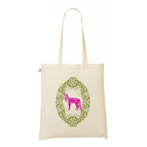 Fox Cameo Tote Bag